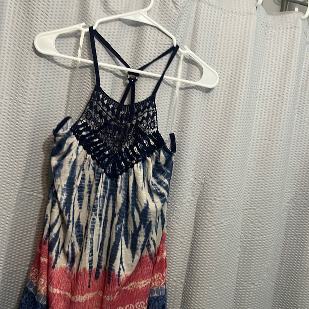 Tie dye crochet top